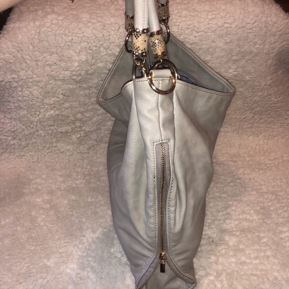 Imoshion Gray Vegan Leather Handbag Purse - Picture 4 of 8